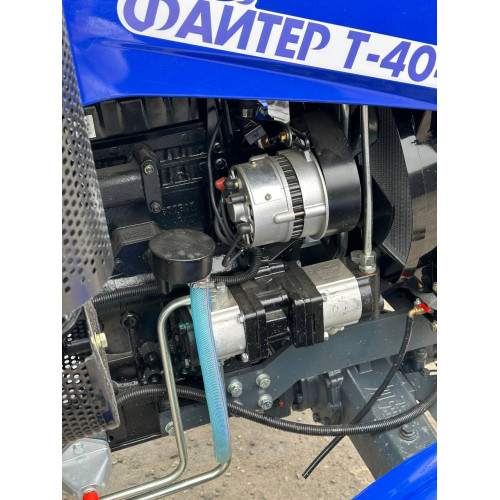 Трактор Файтер Т-404CRD із кабіною, прижимною гідравлікою, реверс. 