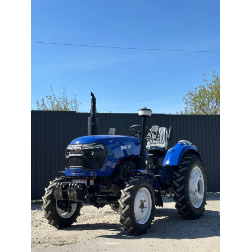 Міні трактор Форте (Forte) XT -244 LUX -4+1 х2 КПП , 9.5 на 24 гума, рівна підлога