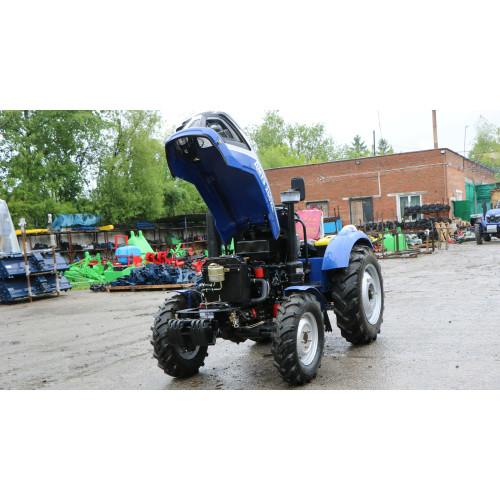 Мінітрактор ДМТЗ 255XL повнопривідний, широка резина,примусова гідравліка