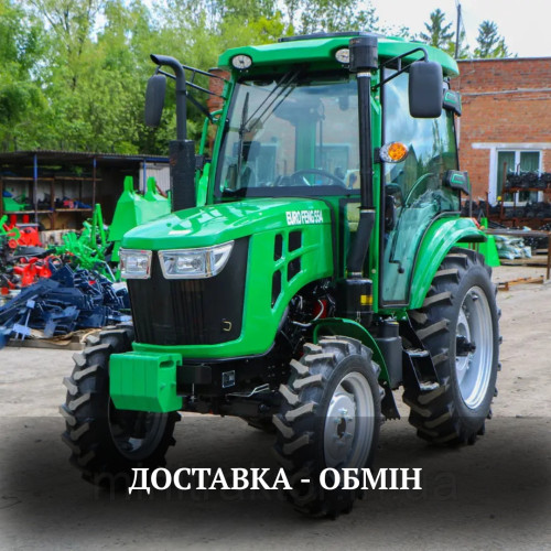 Мінітрактор EUROFENG 554 XLС з реверсом,кондиціонером, широка резина, навіска на 1000 кг